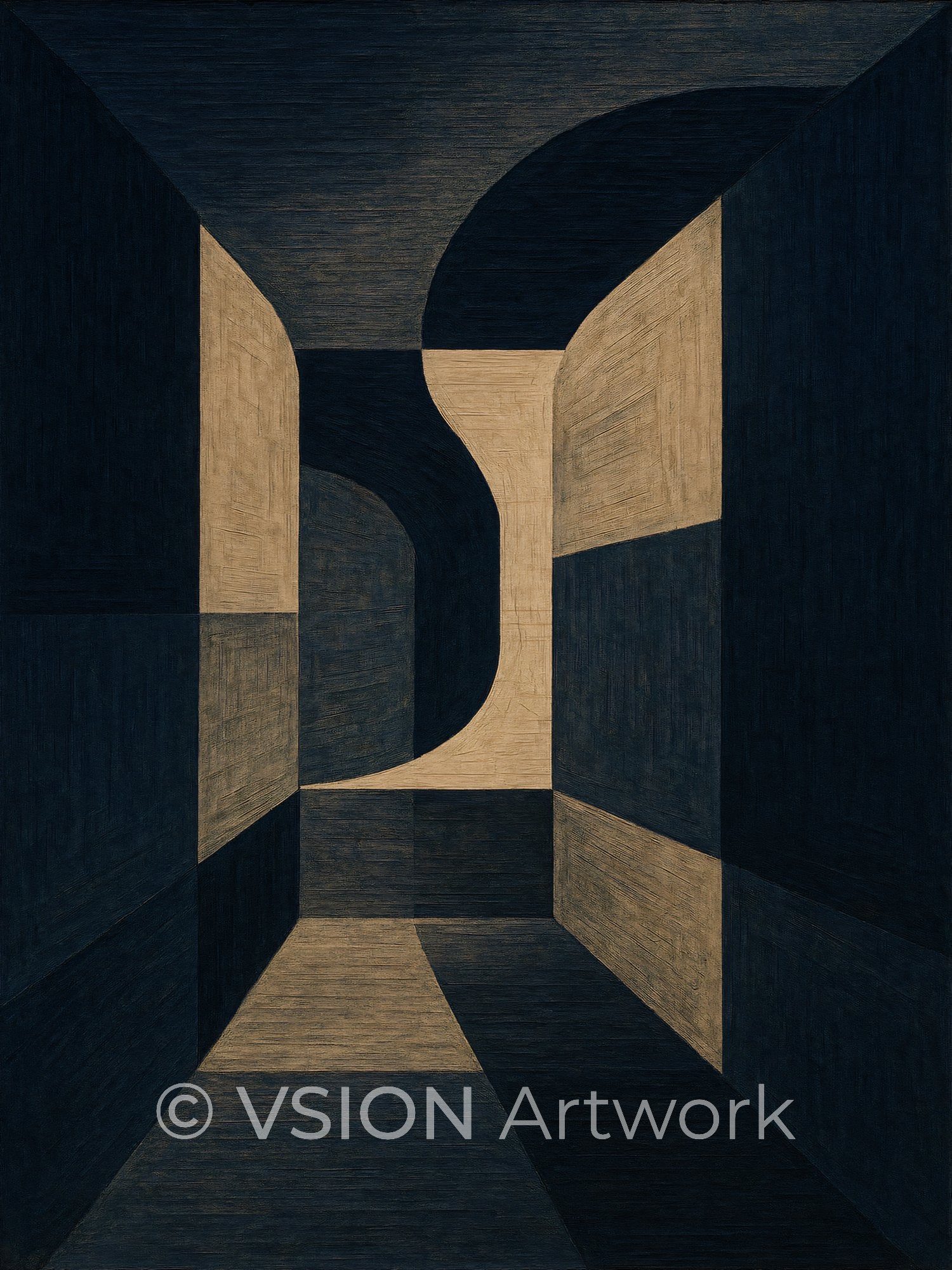 ARCHE 001 – Contemporary Architectural Abstract Wall Art