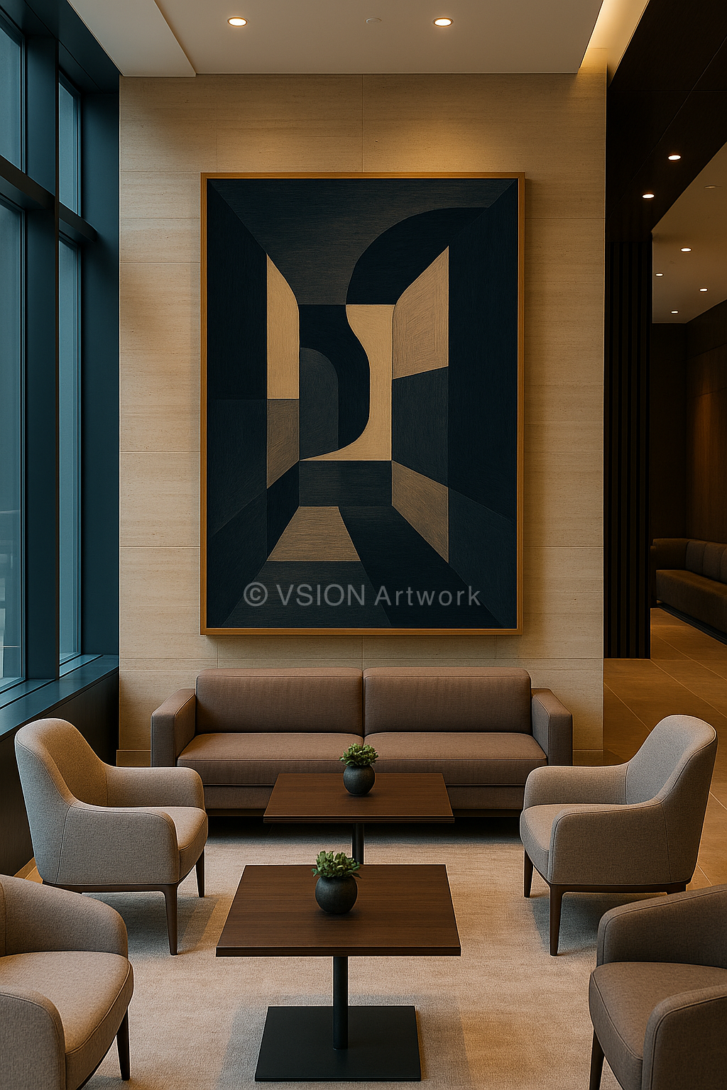 ARCHE 001 – Contemporary Architectural Abstract Wall Art