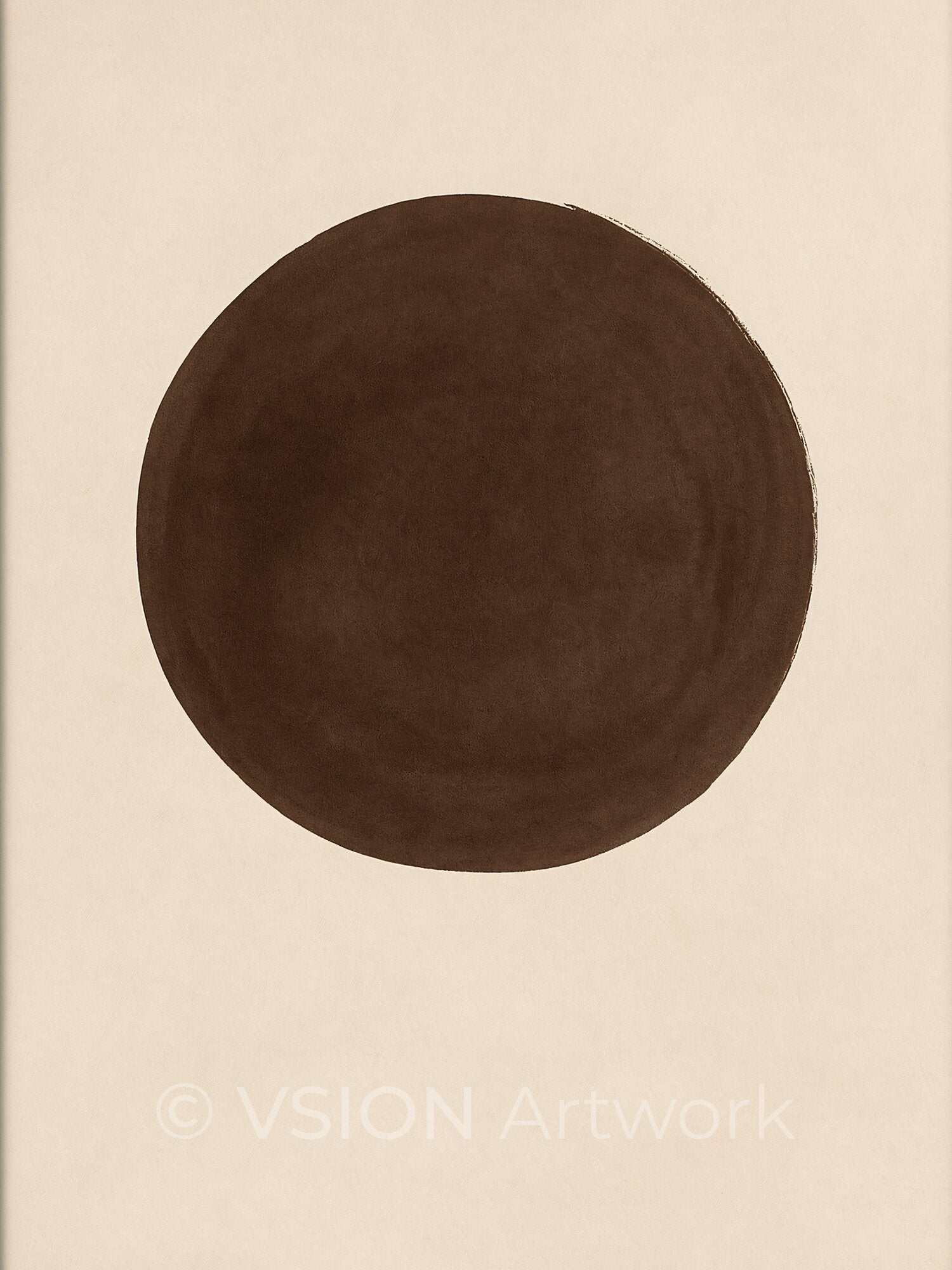 AURAÉ 001 — Minimal Earth Circle Composition