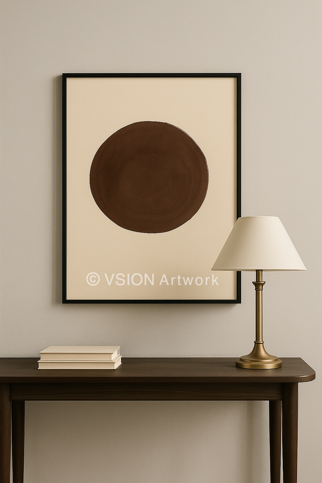 AURAÉ 001 — Minimal Earth Circle Composition