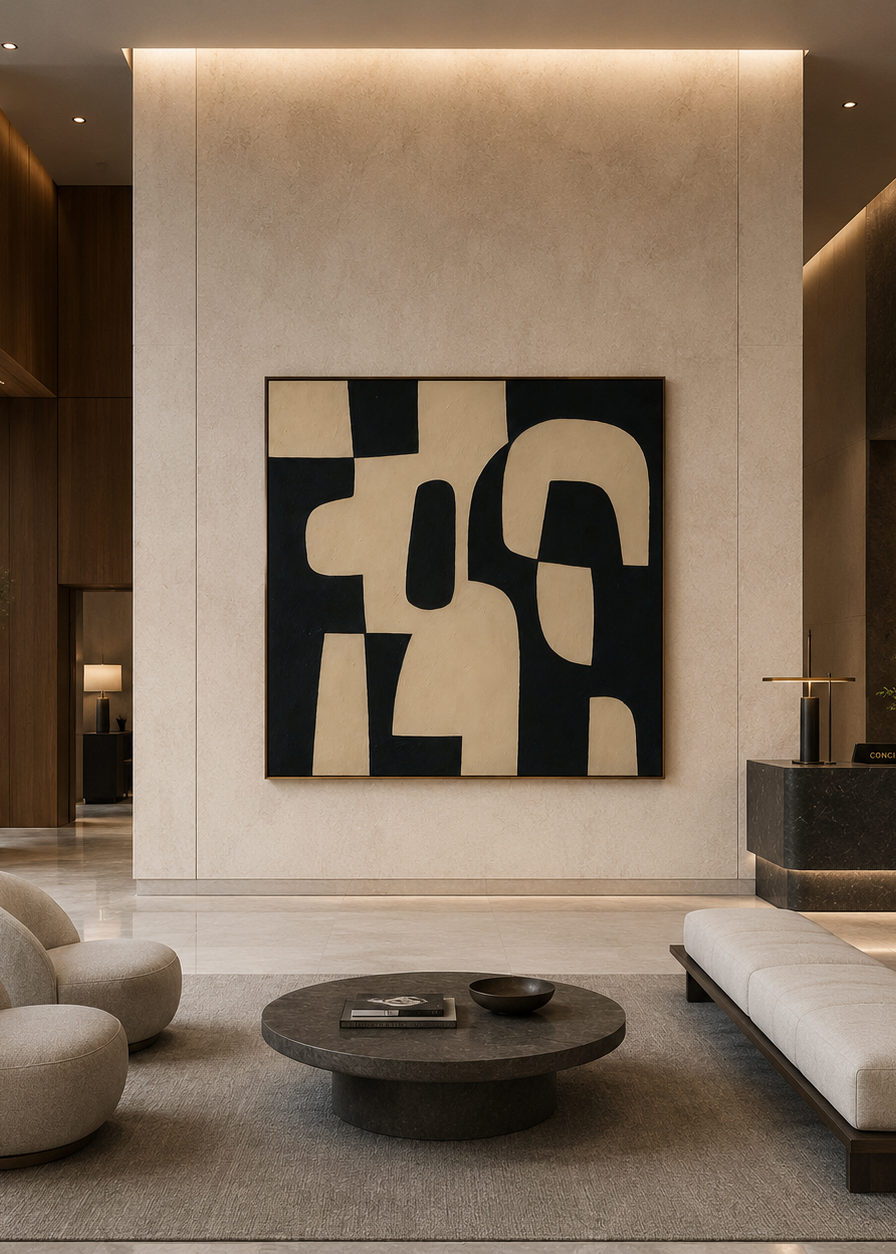 MASSE 001 — Contemporary Abstract Mass Composition