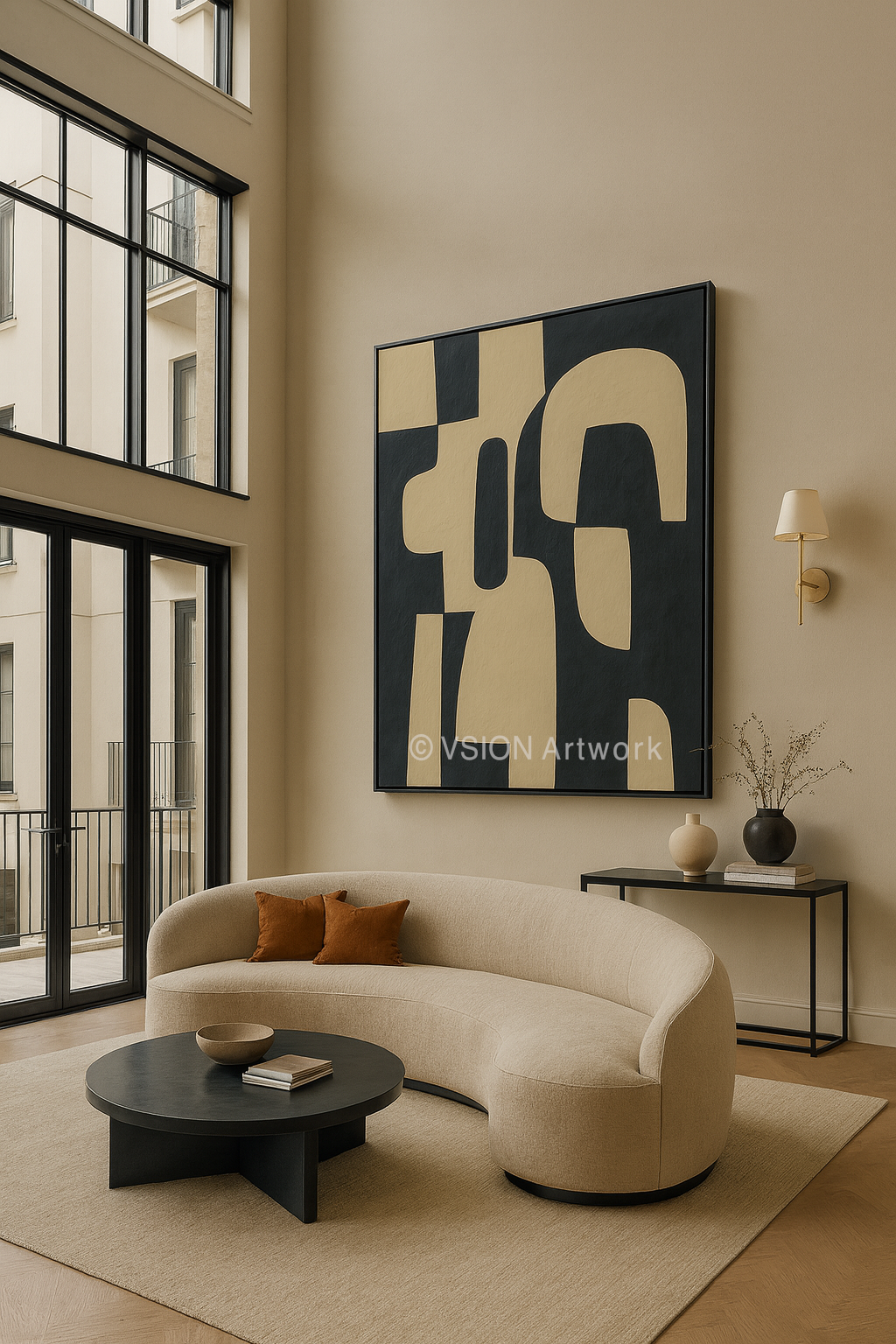 MASSE 001 — Contemporary Abstract Mass Composition