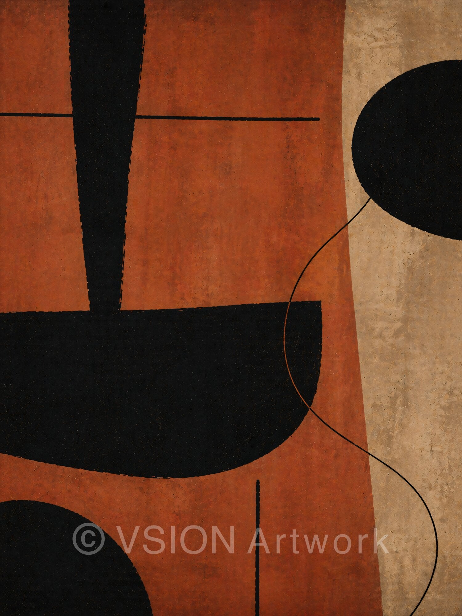 MONO 002 — Structured Warm Contrast