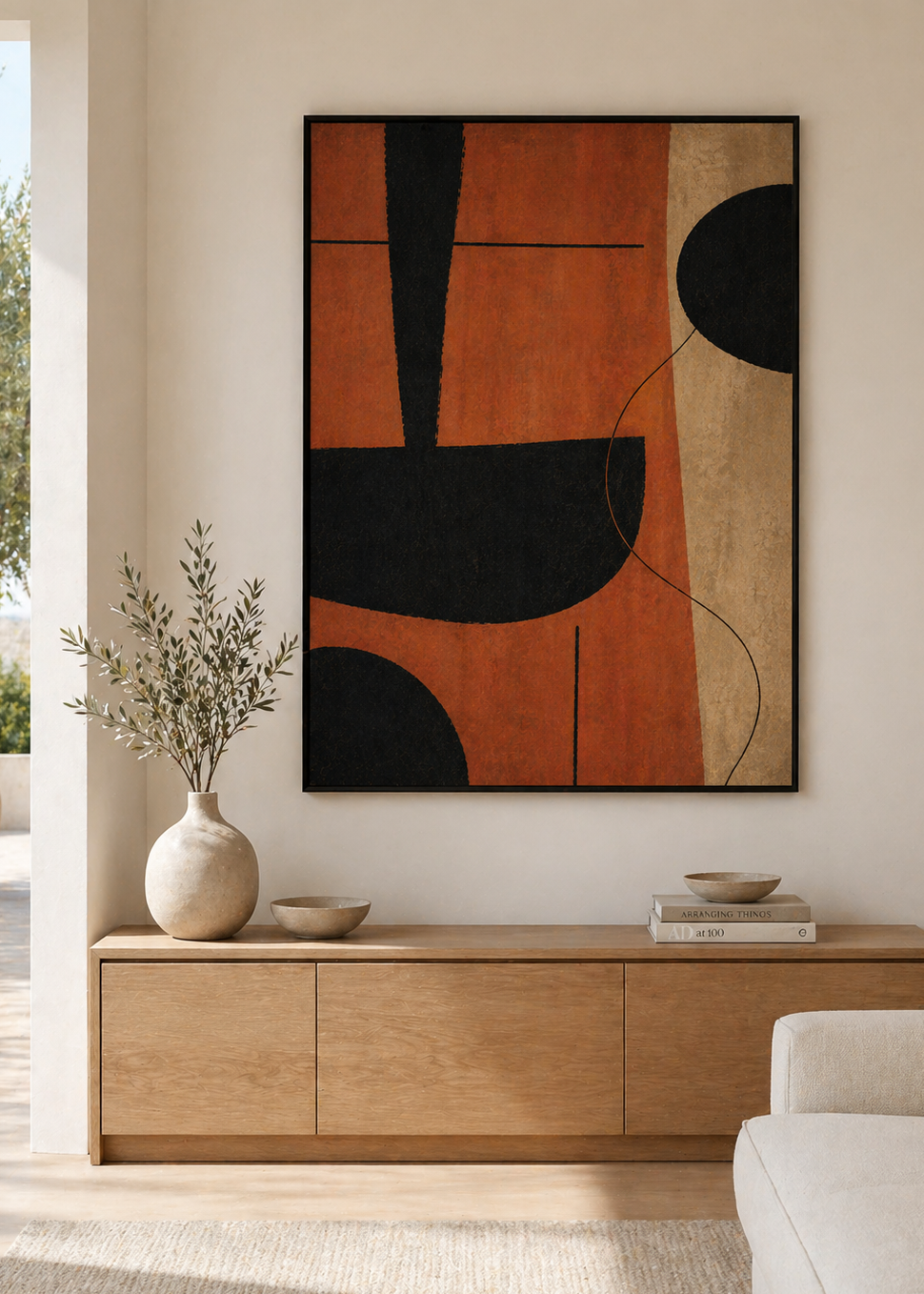 MONO 002 — Structured Warm Contrast