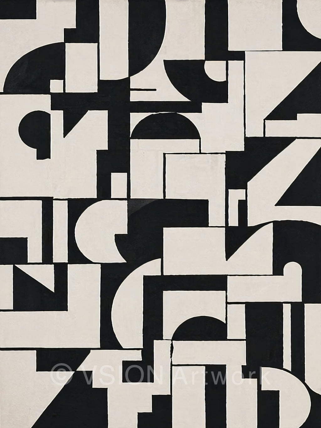 NEXA 002 — Structured Monochrome Composition