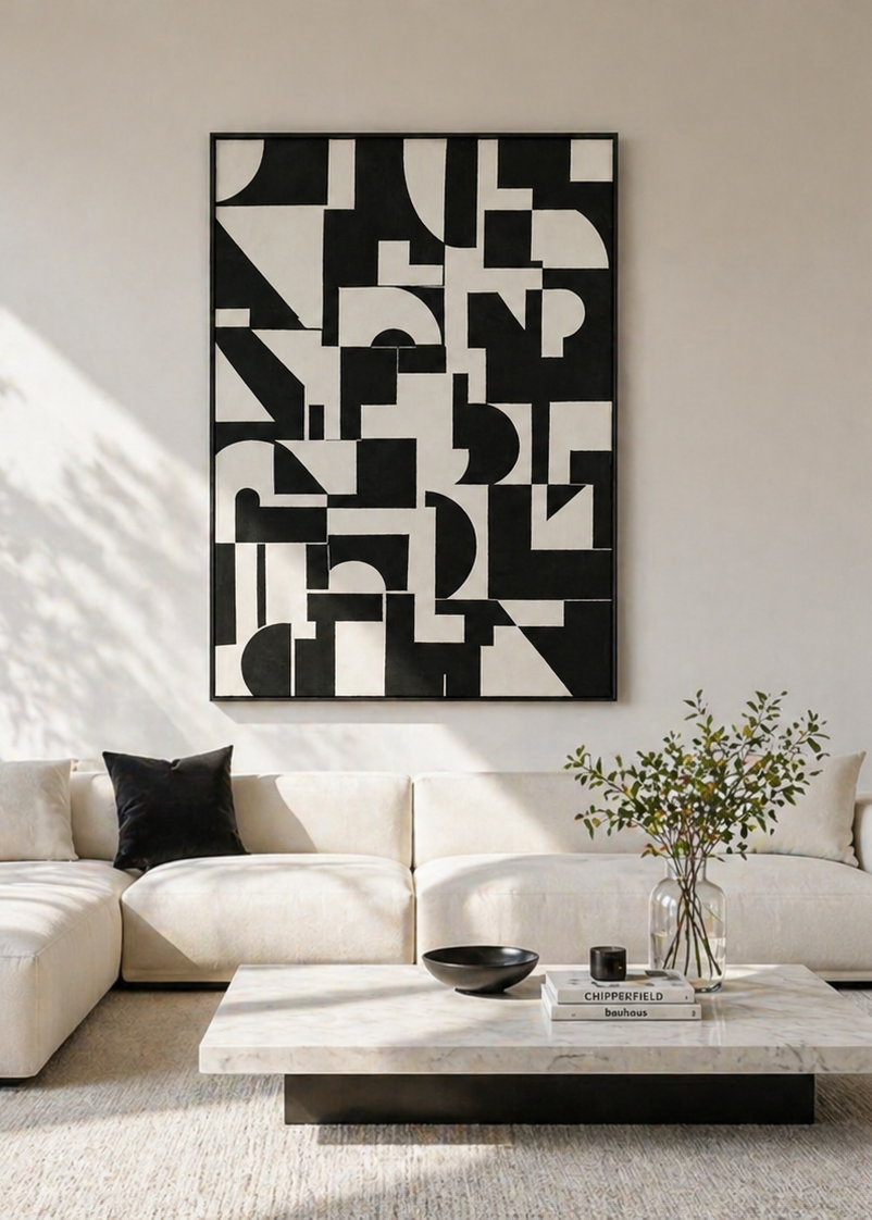 NEXA 001 — Refined Monochrome Geometry