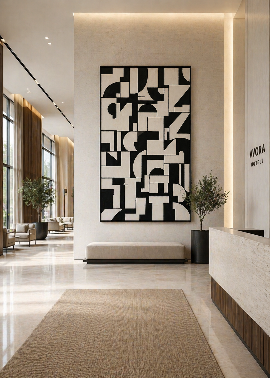 NEXA 002 — Structured Monochrome Composition