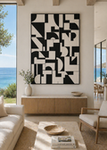 NEXA 003 — High Contrast Geometric Grid