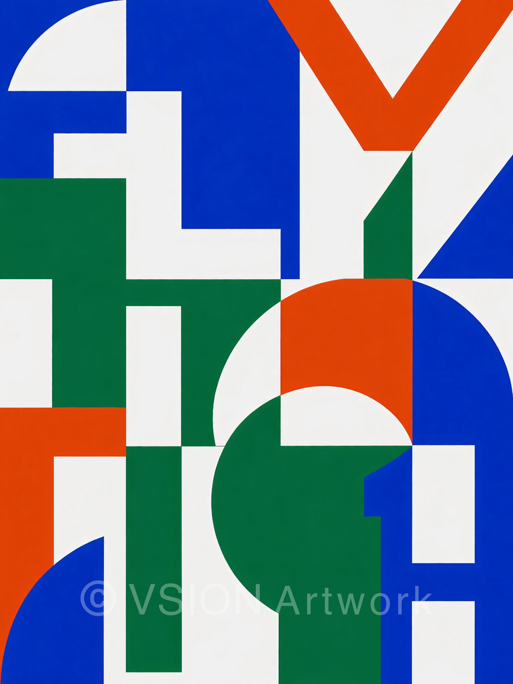 PRIMÉ 004 — Geometric Color Composition