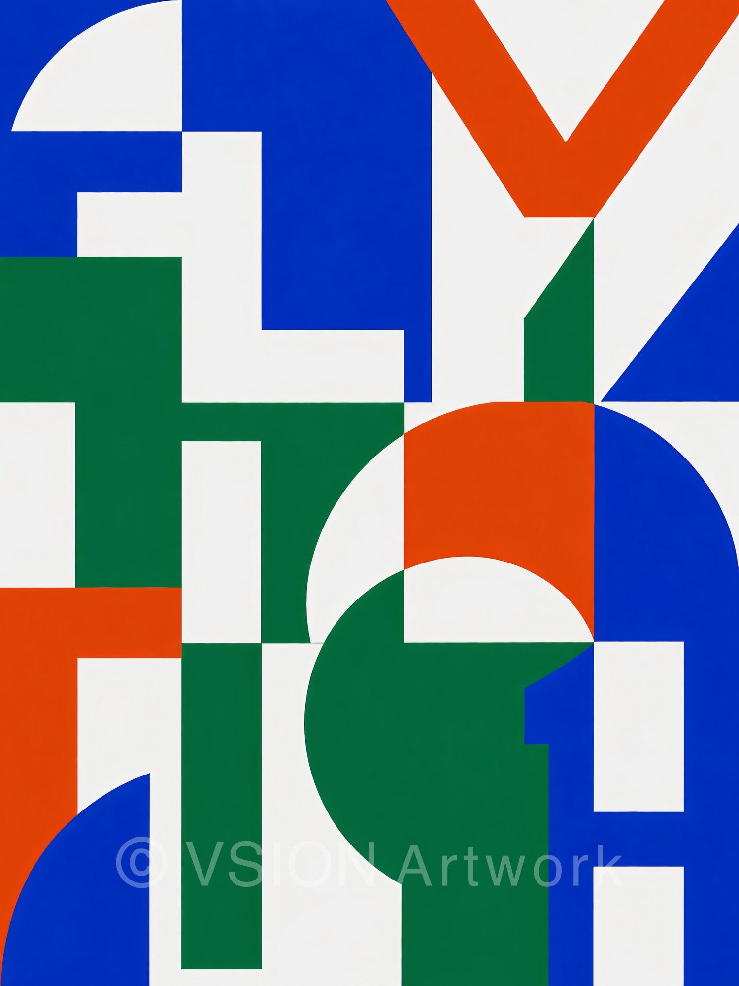 PRIMÉ 004 — Geometric Color Composition